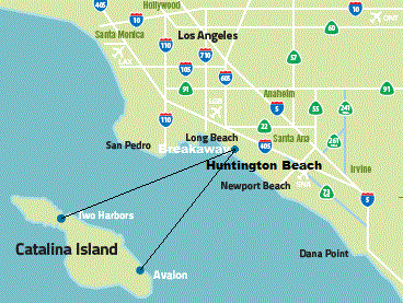 cat map1 - Southern California Fishing Boat Charters